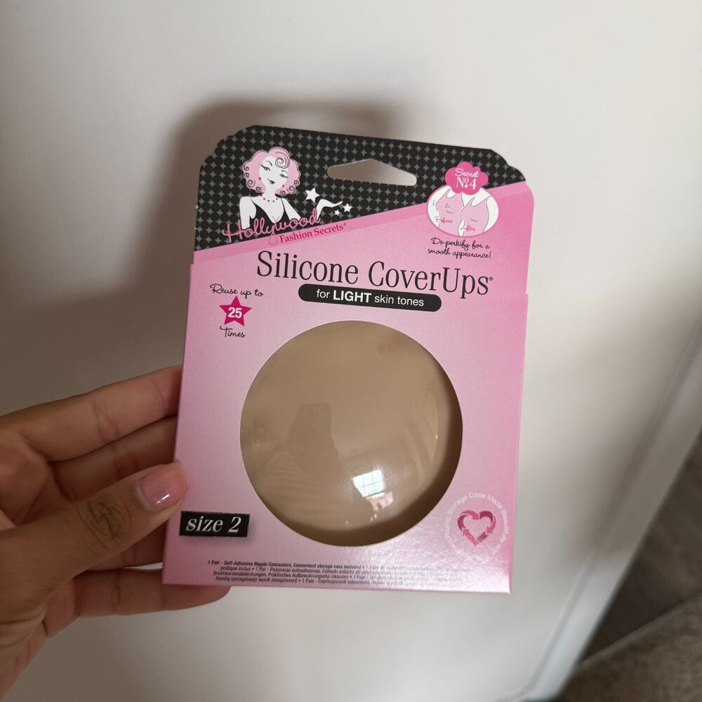Hollywood Fashion Secrets Silicone Nipple Concealing Coverups Light Skin Tones